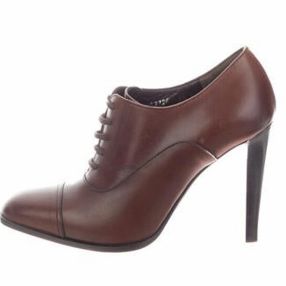 Ralph Lauren Purple Label Shoes - Ralph Lauren Purple Label Leather Heeled Oxfords - sz 38